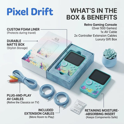 Retro Game Console - Relive Your Favorite 8-Bit Classics